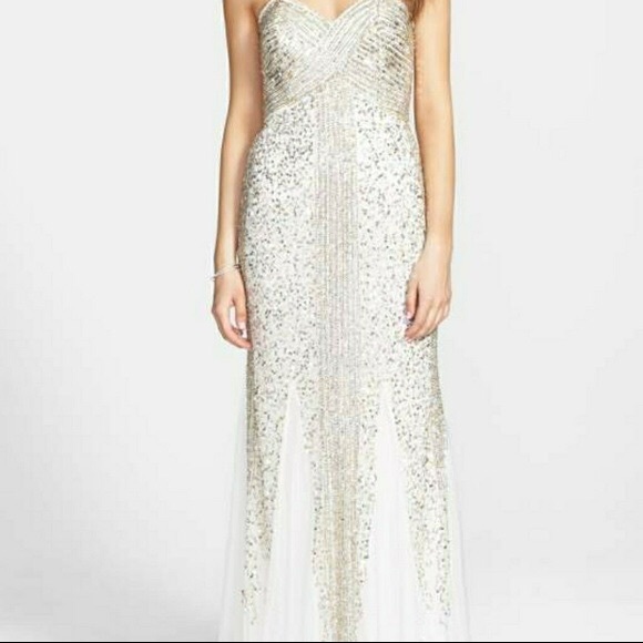 Sequin Joanna Chen Gown - Picture 3 of 8